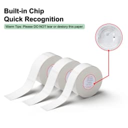Niimbot D11 Label Sticker D110 D11H D110M Label Printer Paper self-adhesive Sticker Waterproof Pure White