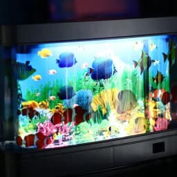 Ocean Aquarium Decorative Lamp Artificial Tropical Fish Tank Aquarium Lights Motion Lamp Night Light Virtual Moving Imitating