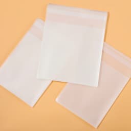 100pcs Transparent Frosted Opp Bag Self Adhesive Pouch for DIY Handmade Candy Cookie Gifts Packaging Bag
