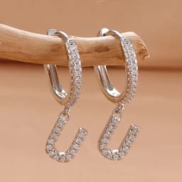 Nidin Hot Sale Initial A-Z Letters Mini Small Hoop Earrings Gold Color Zircon Jewelry Alphabet Fashion Christmas New Year Gift