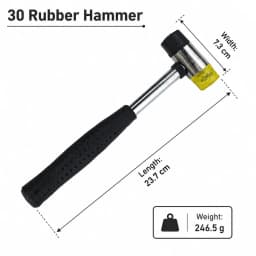 TOKTOS Ring Stretcher Enlarger Tool Jewelry Ring Sizer Expander Rubber Hammer Repair Kit for Wedding Engagement Ring Making