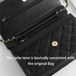 EverToner Purse WOC Metal Buckle Corner Guards, Felt Base Shaper Saver and Anti-wear Sheet for Wallet on Chain Bags
