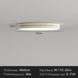 Modern Flat Ceiling Light Chandelier for Living Dining Room Bedroom Down Lighting
