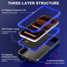 Hard PC TPU Stand Protector Phone Case For iPhone 18 17 16 Pro Max 15 14 Plus 13 12 Mini Air 16E Shockproof Armor Defender Cover