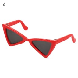 8.5cm Miniature Doll Sunglasses Pet Triangle Glasses Eyewear Eyeglasses For Blythe Doll Accessories Plush Doll Glasses Accessory