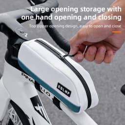 ESLNF Bicycle Top Tube Bag Portable Cycling Front Frame Triangle Bag Lightweight Bike Bag MTB Road Bike Accessories
