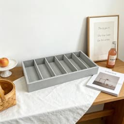 A Multi-Specification Eight-Slot, Six-Slot, Four-Slot Grey and Beige Jewelry and Sunglasses Display, Storage and Organizing Box