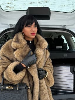 Winter High Quality Camel Fluffy Long Faux Fur Jacket Coat Women Luxury Warm Thicken Jacket Lapel Collar Open Front Outwears
