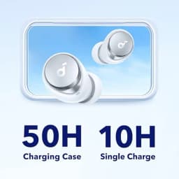 Soundcore by Anker Space A40 ANC Earbuds, Auto-Adjust, 98% Noise Reduction, 50H Playtime, App Control, Wireless C (Refurbished)