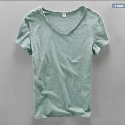 Men's Cotton T-Shirts Solid Short Sleeve Breathable T Shirt Man Fashion Tops Summer Short Sleeve Tees Man Clothes TS-193