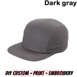 Fedoryn Custom Embroidery Flying Cap Cotton 5-panel Camping Hat Flat Brim Baseball Cap Design Print Skateboard Cap Wholesale