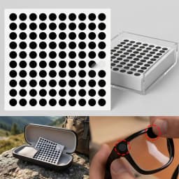LED Light Shading Cover Stickers for AI Smart Glasses Smartglasses Shading Patch Blocking Sticker For AI Glasses Accessories