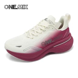 ONEMIX New Shock-Absorbing and Wear-Resistant Man Running Shoes Fashionable Fitness Women Sports Shoes Lightweight Road Shoes