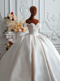 Customized Luxury Square Neck Beaded Pearl Embroidery Shiny Women Wedding Dress Chapel Forma Bridal Gown Vestido De Novia