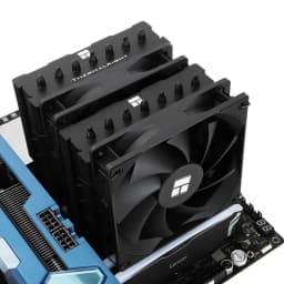 Thermalright Phantom Spirit 120 SE Black Computer case radiator,7x6mm heat pipe,Dual towers, dual fans, blackened nano coating