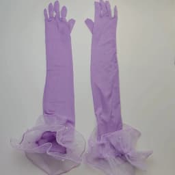 Sexy Lace Pearl Black Silk Perspective Thin Wedding Dress Long Gloves Women Sunscreen Sleeves Summer Outdoor Sun Driving Mittens