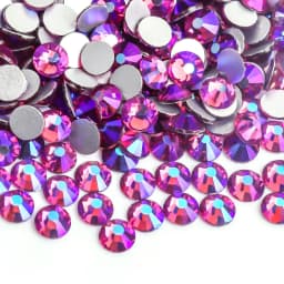 SS16 SS20 SS30 Glitter Rhinestone Crystal AB Non Hot Fix Flat back Rhinestone Apparel for Nail Art Fabric Garment