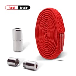 Elastic Laces Sneakers No Tie Shoe Laces Capsule Lock Shoelaces Without Ties Kids Adult 0.6cm Flat Shoelace for Shoes