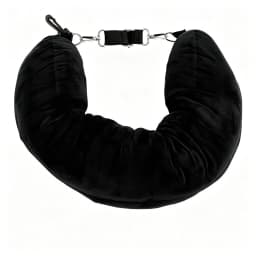 Homefish Lightweight U Shape Travel Neck Pillow Adjustable Polyester Neck Support With Storage Pouch Airplane Travel Accessory