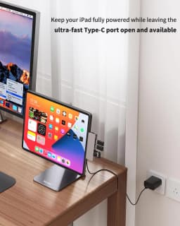 KUXIU X33 PRO MAX iPad Magnetic Charging Stand for iPad Pro 11/12.9/13 inch M4/iPad Air 11/13 inch M2 M3 Foldable Tablet Holder