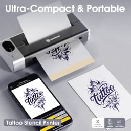 Dragonhawk A1 Pro Tattoo Machine Full Kit A1 Pro Easy To Use Operating Systerm Complete Tattoo Pen Cartridge Needle for Beginner