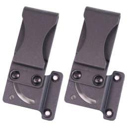 90 Degree Rotated Loop Clamp With Hardware Black Plastic Belt Clip Swivel For Kydex Holster Scabbard Tool Parts