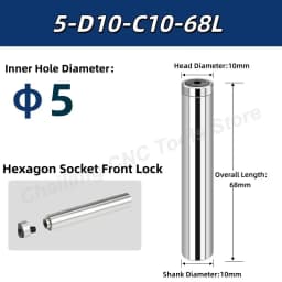 Saw Milling Cutter Slitting Saw Arbor Blade Holder CNC Slotting Machining Metal Cutting Tool Front Rear Lock 5 6 8 10 13mm