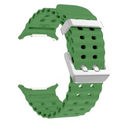 NEW Marine Silicone Strap for Samsung Watch Ultra 47mm Bracelet No Gaps Sport Two-Tone Band for Galaxy 8 Ultra Watchband Straps