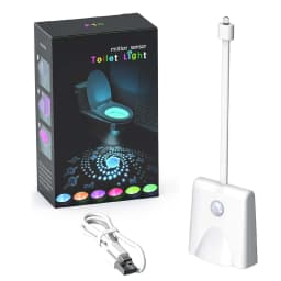 Motion Sensor Night Light Type-C Charging Cable, Rechargeable Warm and White Night Lamp with Magnetic Attachment
