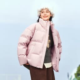 Semir Men Puffer Thick Down Colorblock Textured Print Stand Collar Loose Fit 2026 Urban Casual Warm Couple Style Outerwear