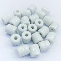 10Pcs 10*9MM Ceramic Cylinder Spacer Loose Beads for Jewelry Bracelet Necklace Accessories DIY