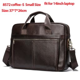 WESTAL 17'' Laptop Bag for Men Briefcases Genuine Leather Totes a4 Document Bags Men's Business Bag Leather Men Handbags 5013