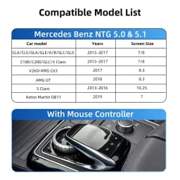 Wireless CarPlay Android Auto Decoder Box CarPlay Interface For Mercedes Benz GLE GLS CLS NTG 5.0 5.1 COMAND System 2014-2017