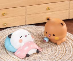 In Stock Genuine Bubu And Dudu Panda V3 Couple Daily Life Series Blind Box Trendy Model Toy Kawaii Doll Mystery Ornament Gift