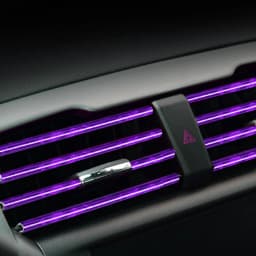 Car Air Conditioner Vent Outlet Trim 10pcs Pink DIY U Shape Car Trim Strip Auto Interior Side Air Vents Strip Car Interior Trim