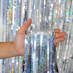 New Arrived Tinsel Foil Fringe Backdrop Curtains for Birthday Wedding Christmas Graduation Photo Booth Decorations