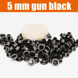 100sets 4mm Brass Eyelet with Washer Leather Craft Repair Grommet Round Eye Rings For Shoes Bag Clothing Leather Belt Hat