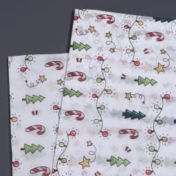10Sheets Christmas Holly Berry Pattern Gift Wrapping Tissue Paper For Christmas Gift Flower Bouquet Jewelry Packaging Decoration