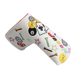 Golf Putter Cover Magnetic Closure PU Leather Golf Putter Headcover Golf Accessories Waterproof Golf Club Head Cover Protector
