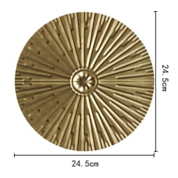 Iron Wrought Wall Hanging Decoration Golden Irregular Disc Wall Pendants Frame Ornament Room Home Decor Crafts Nordic INS Style
