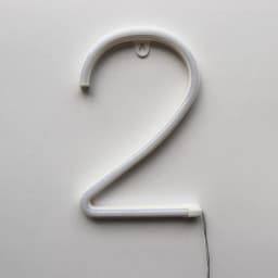 DIY Alphabet Letter Neon Light Sign & @ Number LED Night Light 22cm Height Decor Birthday Wedding Party Wall USB & Battery Case