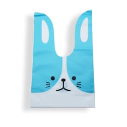 10/20pcs Cute Rabbit Ear Bags Plastic Cookie Candy Gift Bags For Easter Party Biscuits Snack Baking Packing Supplies Kids Gifts