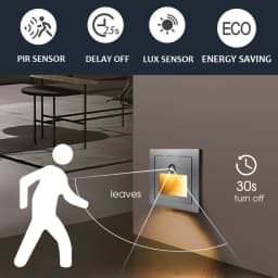 PIR Motion Detector Sensor Led Stair Light Infrared Human Body Induction Lamp Recessed Steps Ladder Staircase Bedroom Decoration