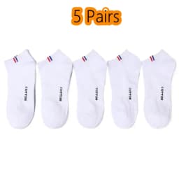 Men's Thin Boat Socks Summer Blending Plain Color Mens Casual Breathable Sweat Absorbing Calibration 1-50 Pairs