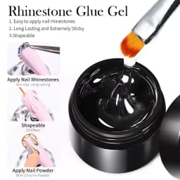 BORN PRETTY 5 IN 1 Clear Water Ripple Gel Polish 3D Shaping Sculpting Carving No-wipe Top Coat Reinforcement Adhesive Gel Glue