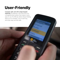 AGM M9 4G Feature Phone 2.4" Screen Russian Or English Keyboard Dual SIM Large Button Big Battery Elderly Waterproof Cellphone