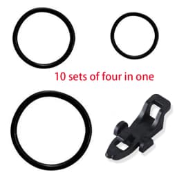 10 Sets New Fishing Rod Pole Hooks Keeper Rod Clip Hanging Hook Plastic Fishing Lure Spoon Baits Holder Fishing Accessories New