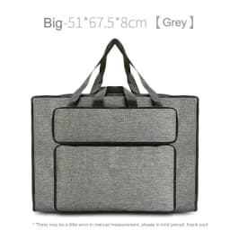 Solid Color Artist Bag A2 Art Portfolio Shoulder Bag Waterproof A3 Drawing Board Bag Carry Tote Bag