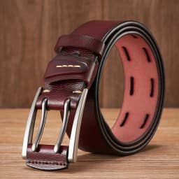 4CM High Quality Genuine Leather Belts for Men Brand Strap Male Double Pin Buckle Fancy Vintage Cowboy Jeans Belt Cintos