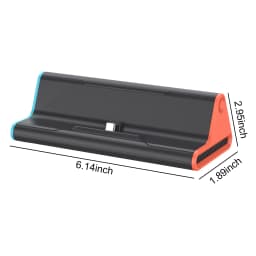 Gaming Console Charging Stand with Type C Port Console Fast Charging Dock for Nintendo for Switch 2 Game Accessories